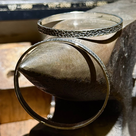 hammered bangle